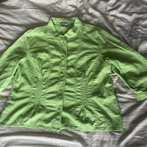 Vintage Christopher Banks Linen Top! Size XL